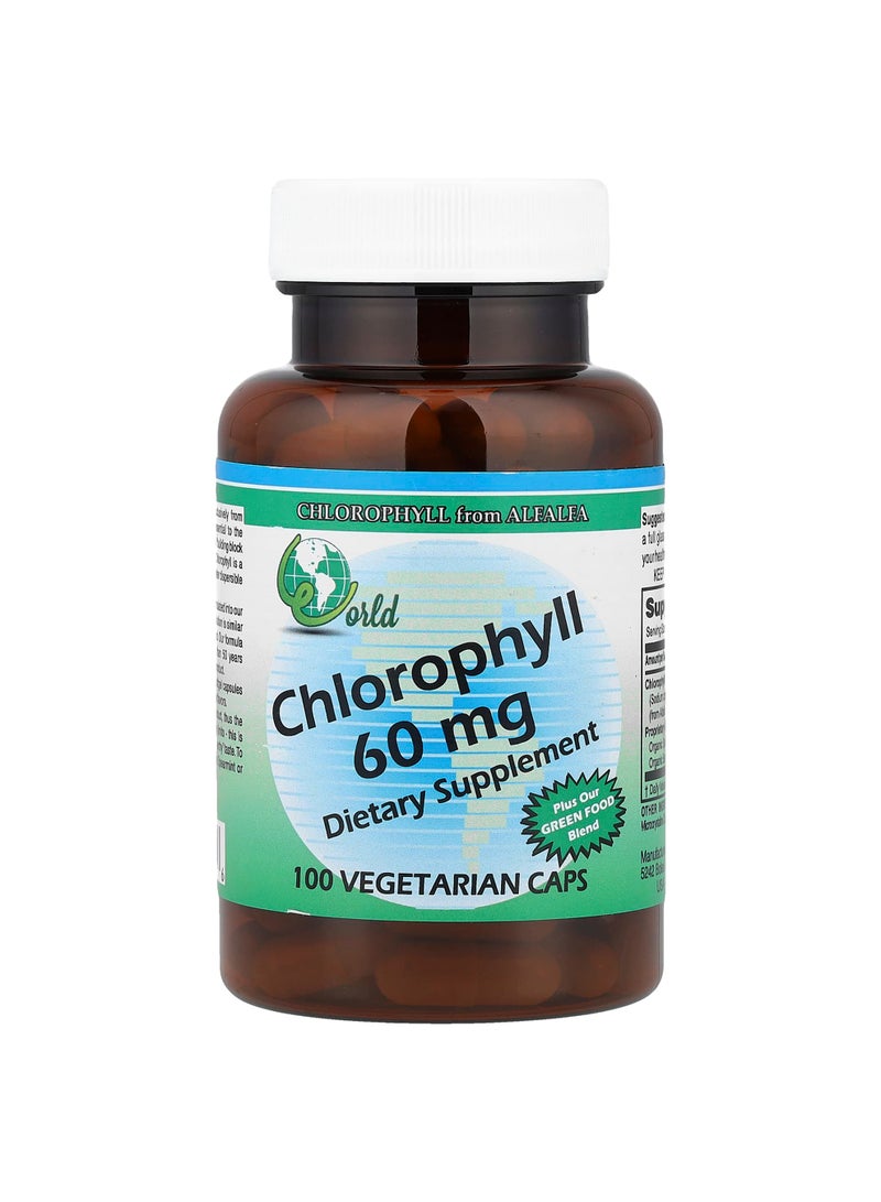 Chlorophyll, 60 mg, 100 Vegetarian Caps